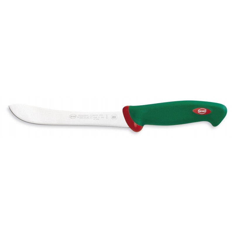 Cutit prelucrare carne/preparate, maner ergonomic antiderapant, linia Premana, 18 cm