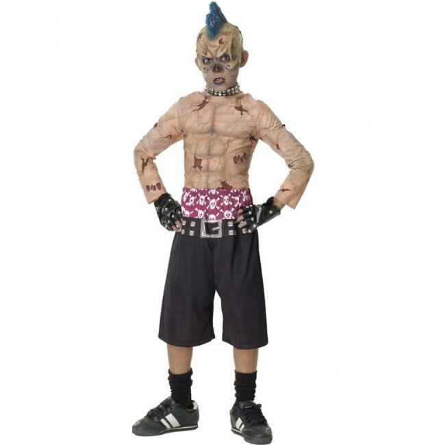 Costum Skater zombie, marime L, 7-8 ani