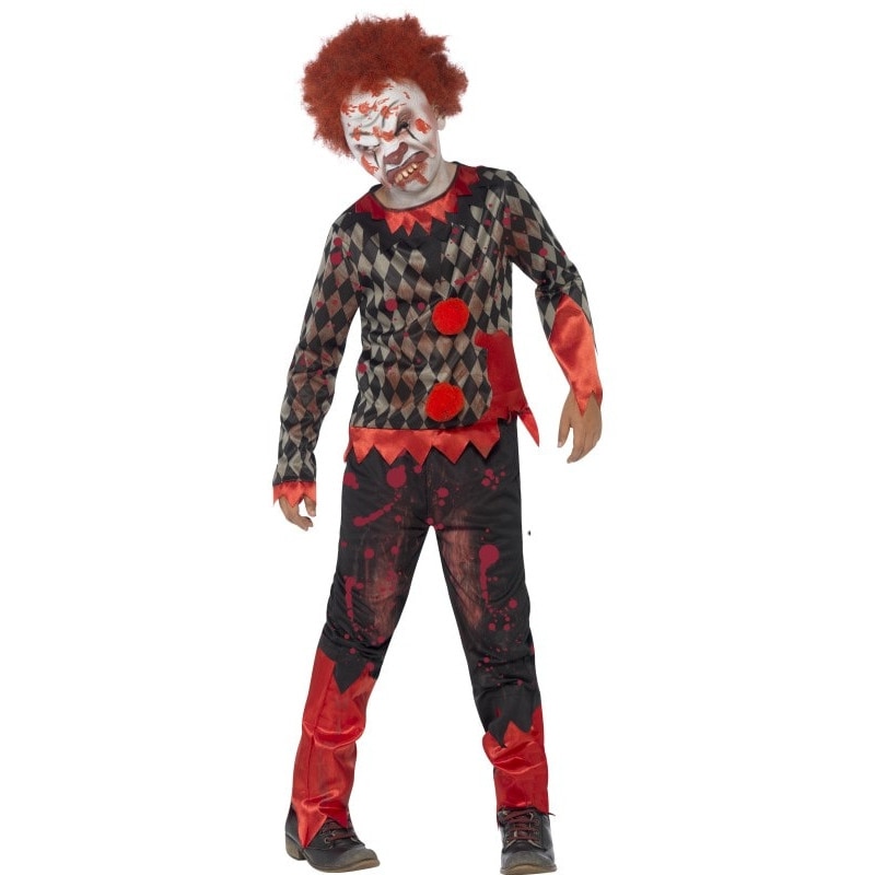 Costum clown zombie, marime L, 10-12 ani, Smiffy