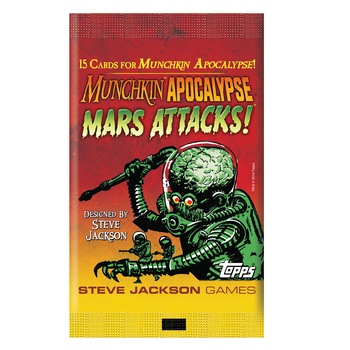 Joc de societate Munchkin Apocalypse Mars Attacks, limba engleza, extensie Joc de societate Munchkin Apocalypse Mars Attacks, limba engleza, extensie
