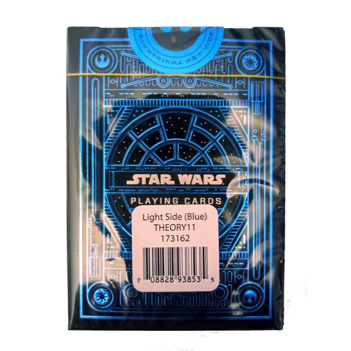 Star Wars Light Side, kék, Theory11 játékkártyák