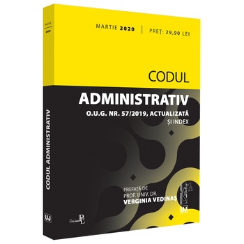 Codul Administrativ: Martie 2020, Vedinas Verginia Codul Administrativ: Martie 2020, Vedinas Verginia