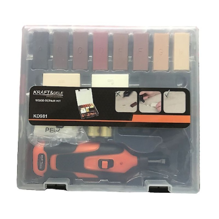 Комплект за ремонт на мебели, 18 бр, KD981, Kraft&Dele