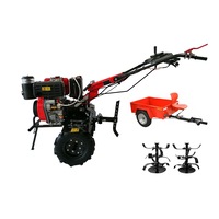 pachet motocultor diesel breckner mt 10-120-d 21 viteze 10 cp latime lucru 120 cm roti de cauciuc si freze incluse 153 kg  remorca imagen 18_0_
0