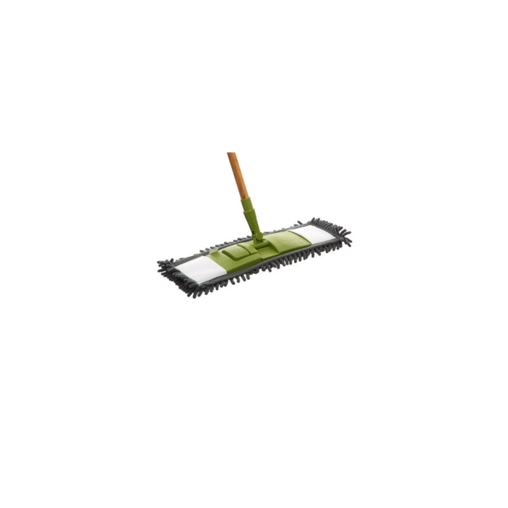 Mop plat 5FIVE, coada bambus 1.2 m, mop 43 x 12 cm