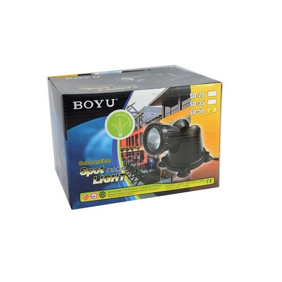 Spot lumini subacvatice pentru iazuri si gradini 50W cu 4 lentile color