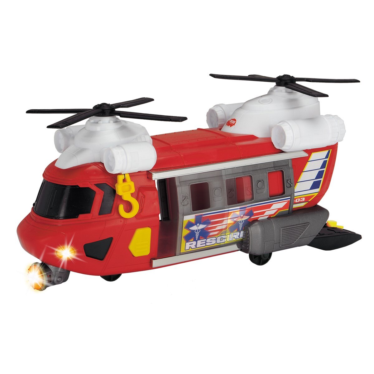 Elicopter salvare lumini si sunete, Action Series, 30cm, Dickie
