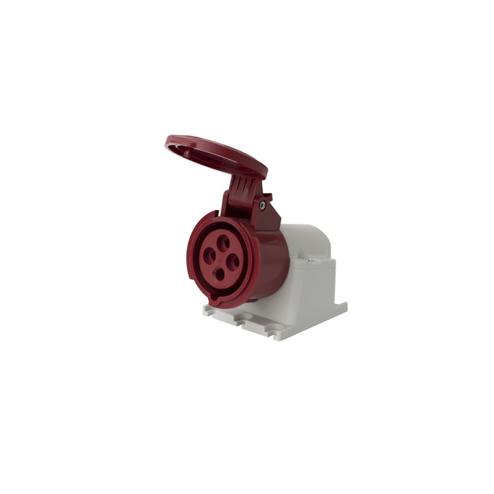 Priza industriala trifazata Famatel 400V 4 poli 16A 6h IP44