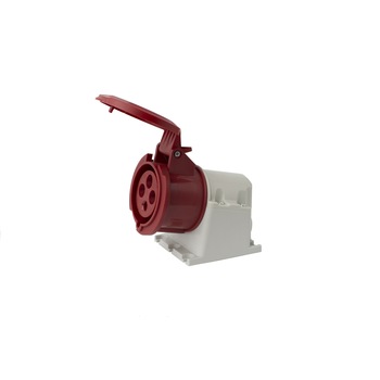 Priza industriala trifazata Famatel 400V 4 poli 32A 6h IP44 Priza industriala trifazata Famatel 400V 4 poli 32A 6h IP44