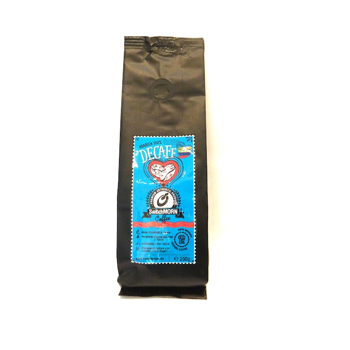 Cafea proaspat prajita macinata Switchmorn Decofeinizata Columbia, 250 g