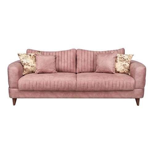Canapea Heinner 3 locuri Kappa Rose 233x100x78 cm