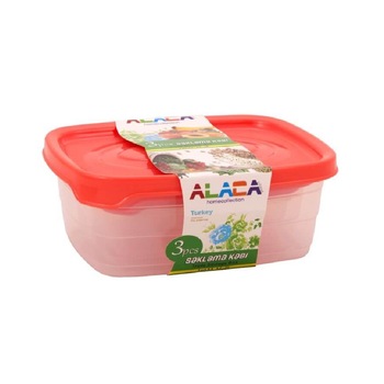 Set 3 Cutii Alimentare, 0.6 L, 1.2 L si 2L, Plastic Transparent, Caserole din Plastic pentru Depozitare Set 3 Cutii Alimentare, 0.6 L, 1.2 L si 2L, Plastic Transparent, Caserole din Plastic pentru Depozitare