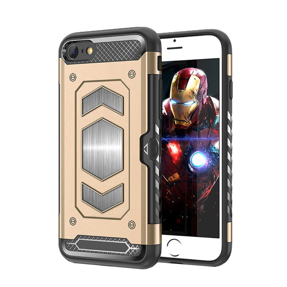 Husa Iphone 8 Plus armura auto Gold