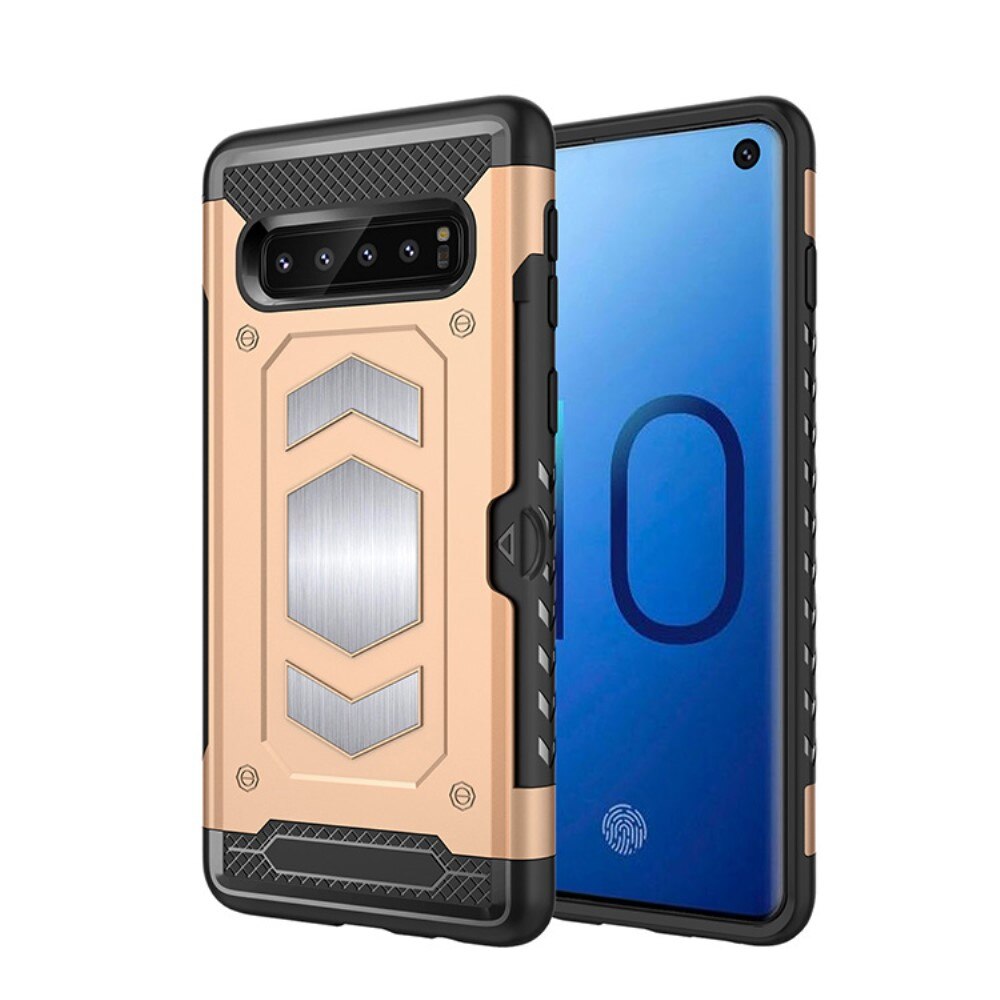 Husa Samsung S10e armura auto Gold