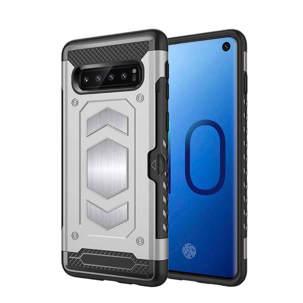 Husa Samsung S10e armura auto Silver
