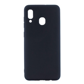 Husa Samsung A40 silicon slim mat Negru Husa Samsung A40 silicon slim mat Negru