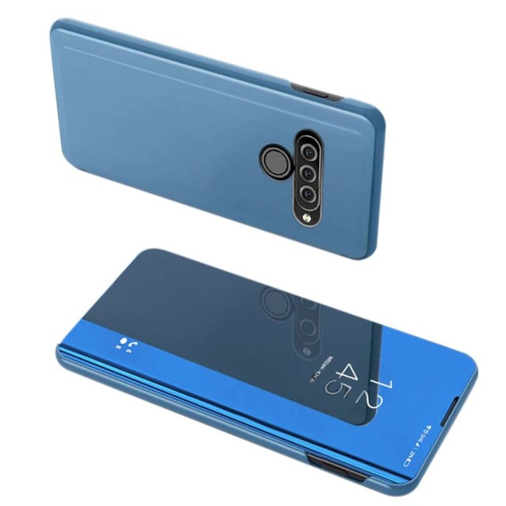 Калъф за телефон Clear View Case за LG K50S, син