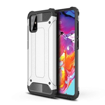 Husa Antisoc Forcell Armour pentru Samsung Galaxy A71, Argintiu Husa Antisoc Forcell Armour pentru Samsung Galaxy A71, Argintiu