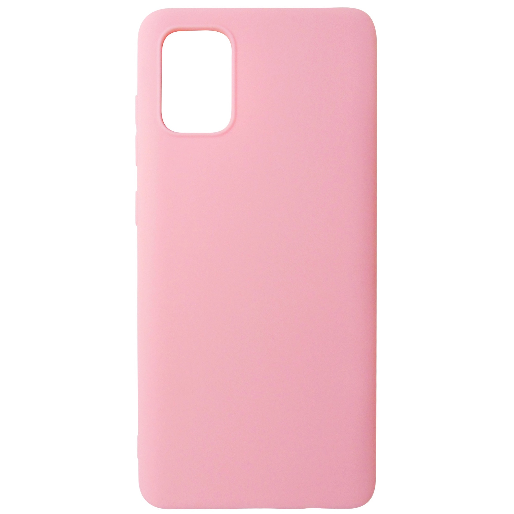 Husa silicon roz mat pentru Samsung Galaxy A71 (SM-A715F) - eMAG.ro