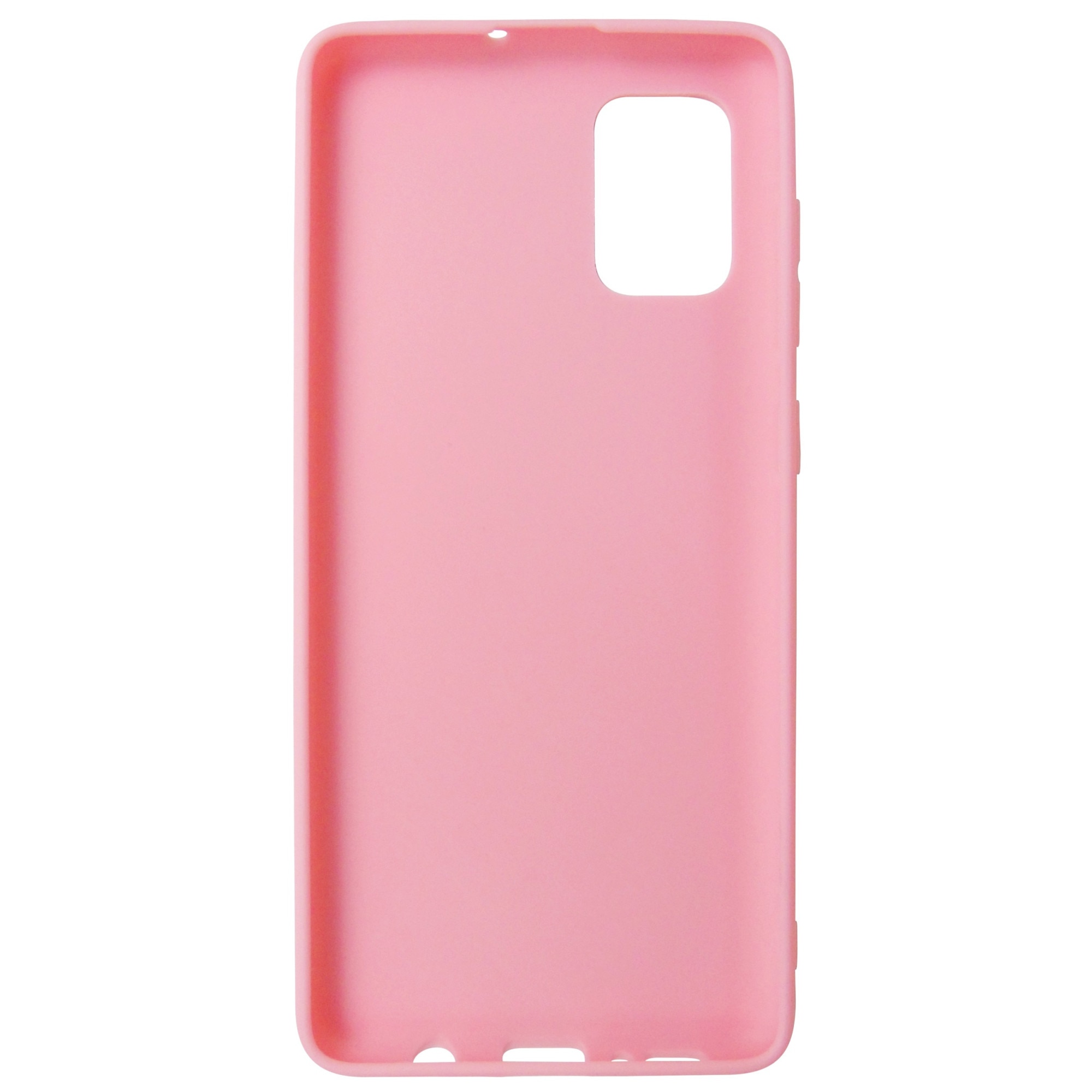 Husa silicon roz mat pentru Samsung Galaxy A71 (SM-A715F) - eMAG.ro