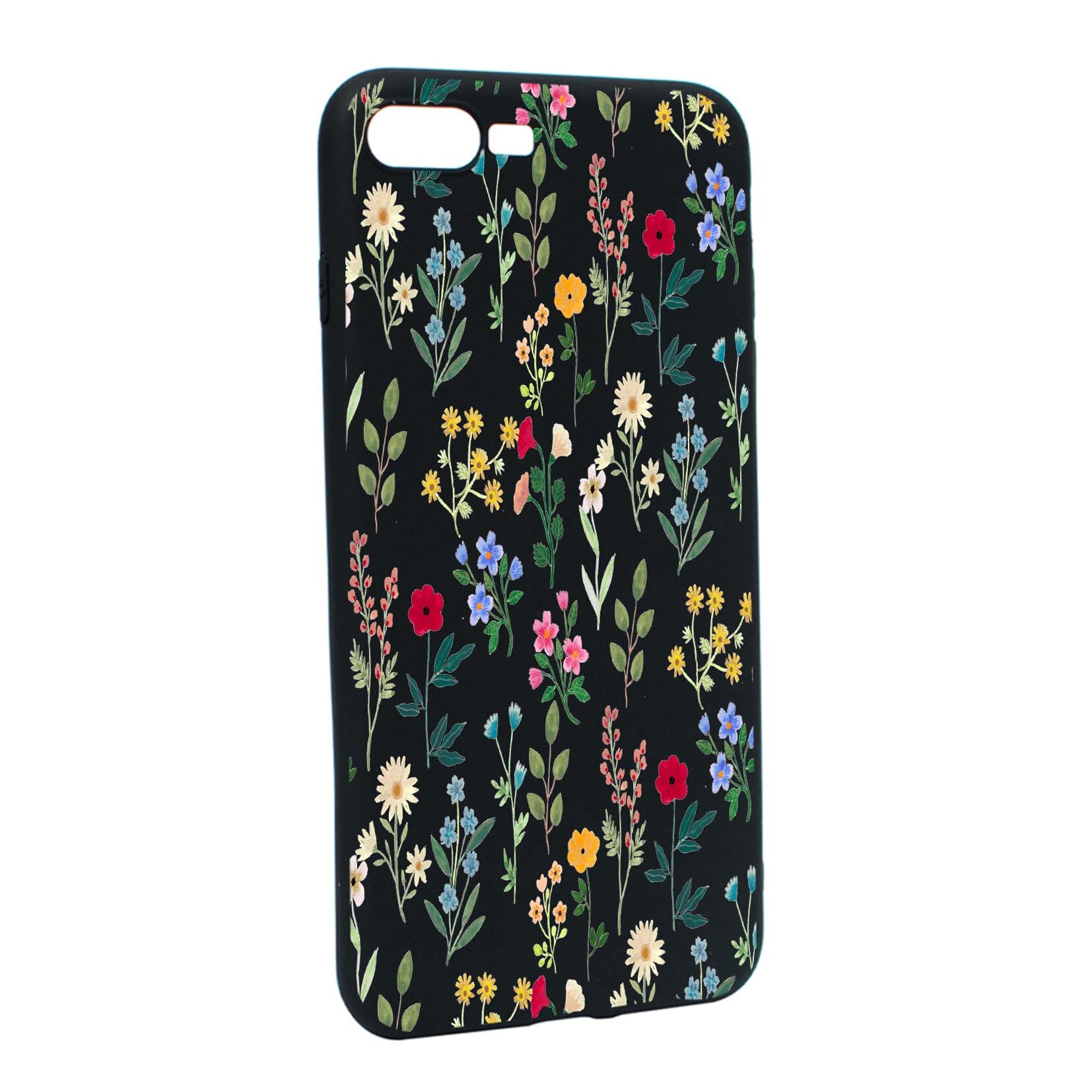 Husa Apple iPhone 7 Plus / 8 Plus, Spring Flowers, rezistenta la uzura, anti-alunecare, din silicon Premium, B635