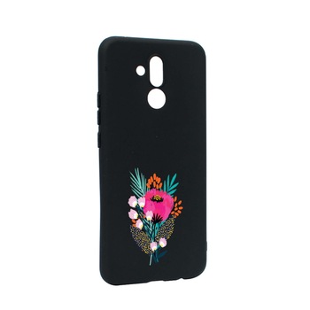 Husa Huawei Mate 20 Lite, Flowers, rezistenta la uzura, anti-alunecare, din silicon Premium, B641 Husa Huawei Mate 20 Lite, Flowers, rezistenta la uzura, anti-alunecare, din silicon Premium, B641