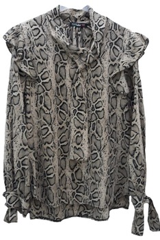 Bluza dama, din poliester, multicolor, animal-print, marimea 42 Bluza dama, din poliester, multicolor, animal-print, marimea 42