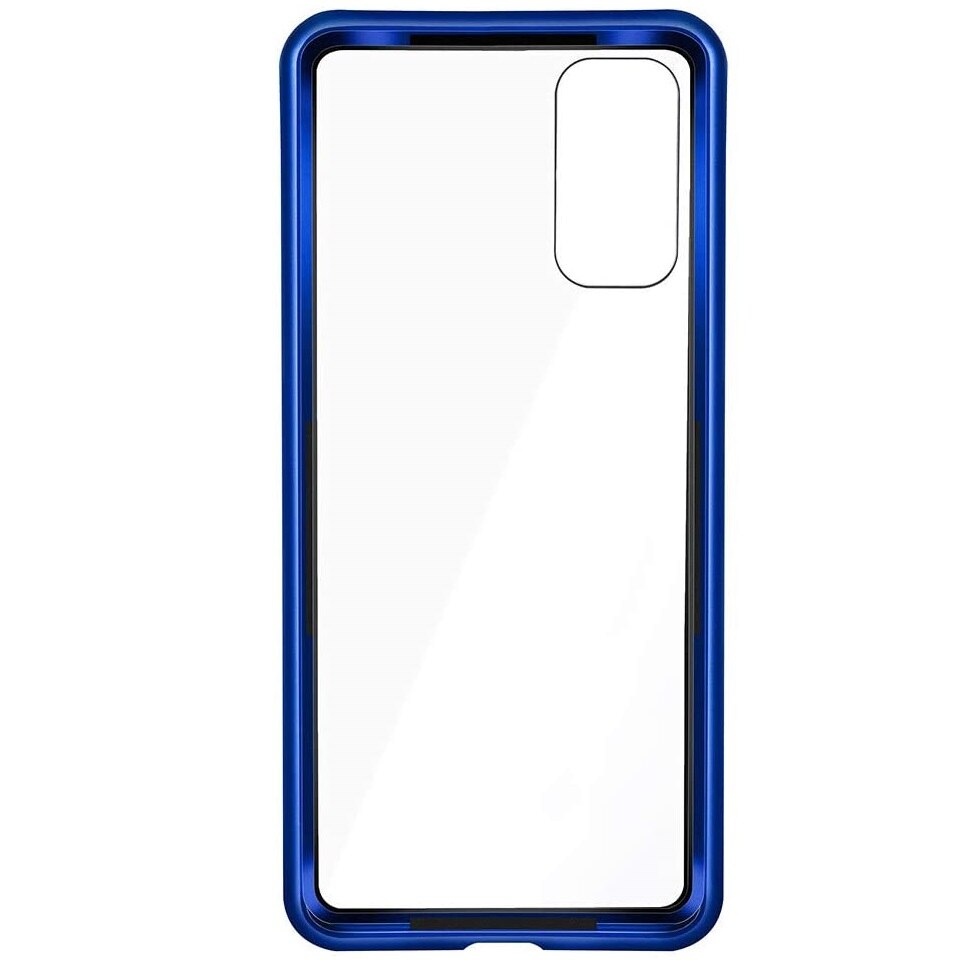 Husa Magnetic Glass 360° (sticla fata + spate) pentru Huawei P40 Lite E, Albastru