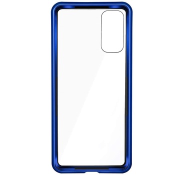 Husa Magnetic Glass 360° (sticla fata + spate) pentru Huawei P40 Lite E, Albastru Husa Magnetic Glass 360° (sticla fata + spate) pentru Huawei P40 Lite E, Albastru