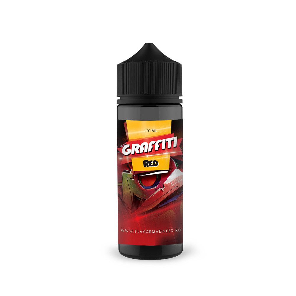 Lichid tigara electronica, Flavor Madness, Graffiti Red - 100 ml fara nicotina