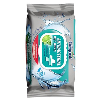 Servetele Antibacteriene Umede Ultra Compact, fara Alcool, Hypoalergenice, 100 buc/set Servetele Antibacteriene Umede Ultra Compact, fara Alcool, Hypoalergenice, 100 buc/set