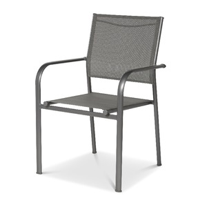 Scaun Gradina Otel Blooma Dallas Culoare Gri 870 X 560 X 550 Mm Emag Ro