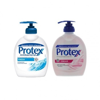 Pachet Sapun lichid antibacterial Protex Fresh + Cream , 2x300ml Pachet Sapun lichid antibacterial Protex Fresh + Cream , 2x300ml
