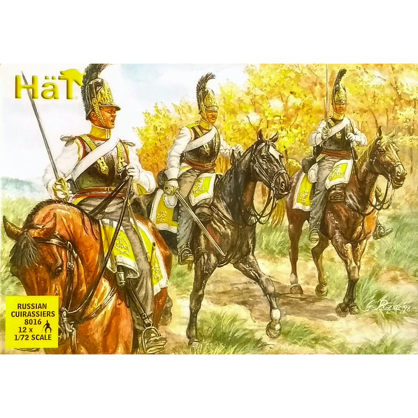 Set Figurine HaT Russian Cuirassiers 24buc 1:72 HAT 8016