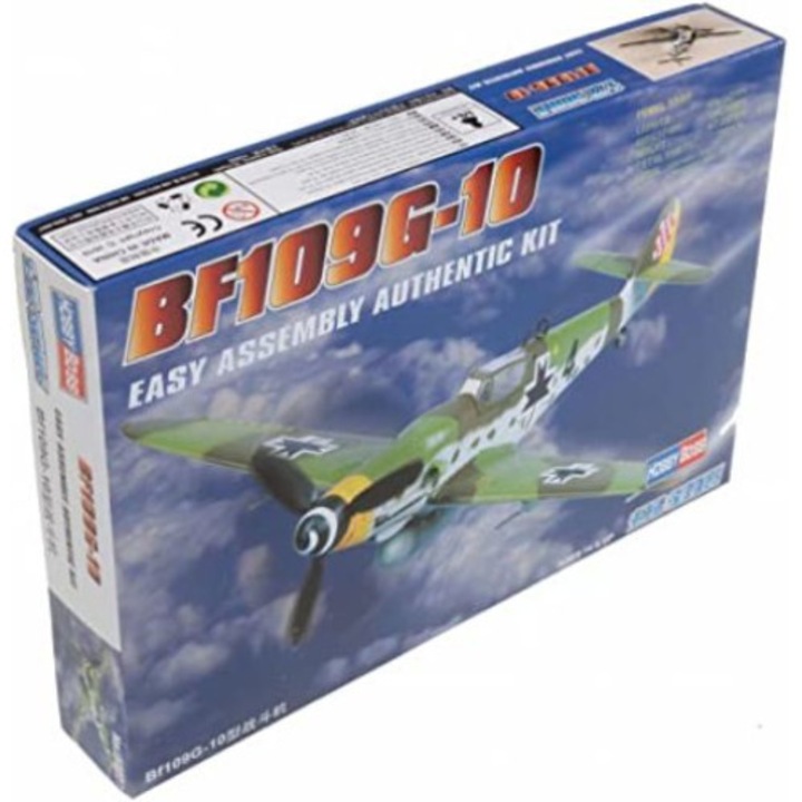 Macheta aeromodele Hobby Boss Messerschmitt BF-109 G-10 easy assembly kit 1:72 HOBBY 80227