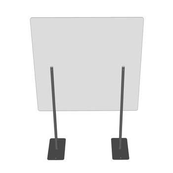 Panou plexiglas 150 cm inaltime x 100 cm lungime separator mese restaurant cu sistem de fixare metalic Panou plexiglas 150 cm inaltime x 100 cm lungime separator mese restaurant cu sistem de fixare metalic