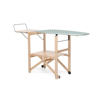 Masa de calcat premium Foppapedretti, ASSO NATURAL 178 x 50 cm, pliabila, lemn masiv, cu suport pentru rufe calcate Masa de calcat premium Foppapedretti, ASSO NATURAL 178 x 50 cm, pliabila, lemn masiv, cu suport pentru rufe calcate