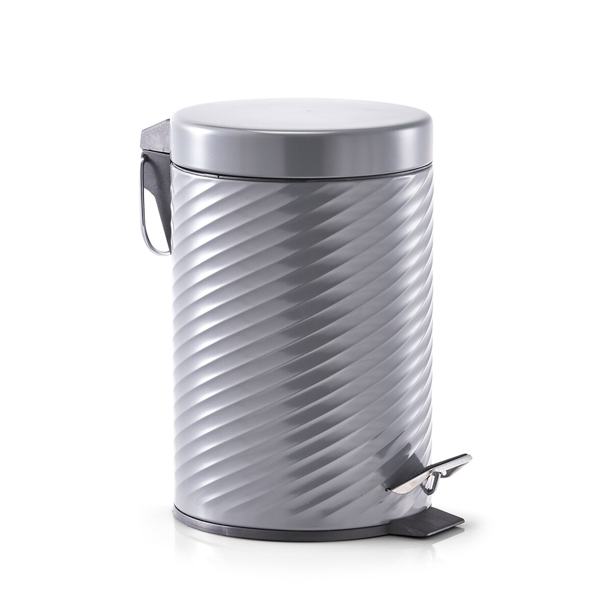 Cos de gunoi,gri,din metal,3 litri,Zeller