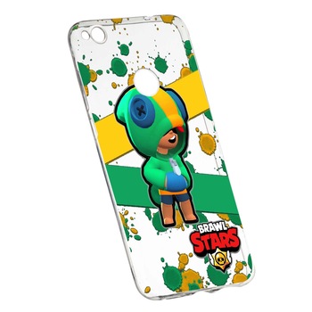 Husa Brawl Stars Leon, pentru Huawei P9 Lite 2017/P8, rezistenta la uzura, anti-alunecare, din silicon Premium, 647 Husa Brawl Stars Leon, pentru Huawei P9 Lite 2017/P8, rezistenta la uzura, anti-alunecare, din silicon Premium, 647