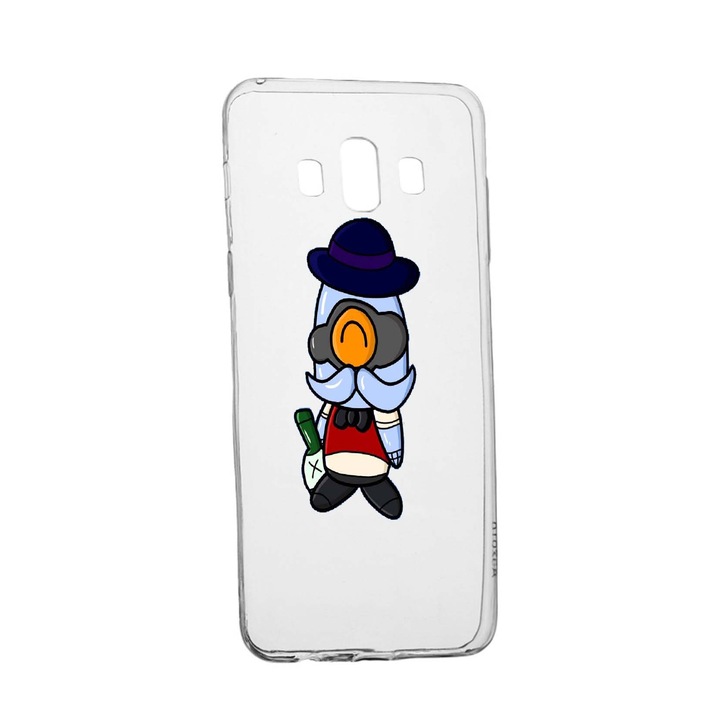 Husa Brawl Stars, pentru Samsung Galaxy J6 Plus 2018, rezistenta la uzura, anti-alunecare, din silicon Premium, 649