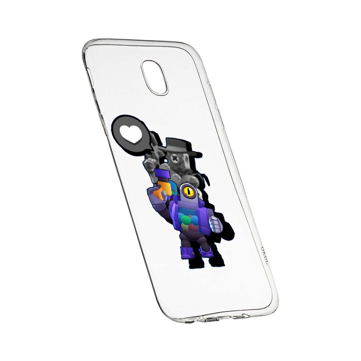 Husa Brawl Stars Ricochet, pentru Samsung Galaxy J7 2017, rezistenta la uzura, anti-alunecare, din silicon Premium, 650