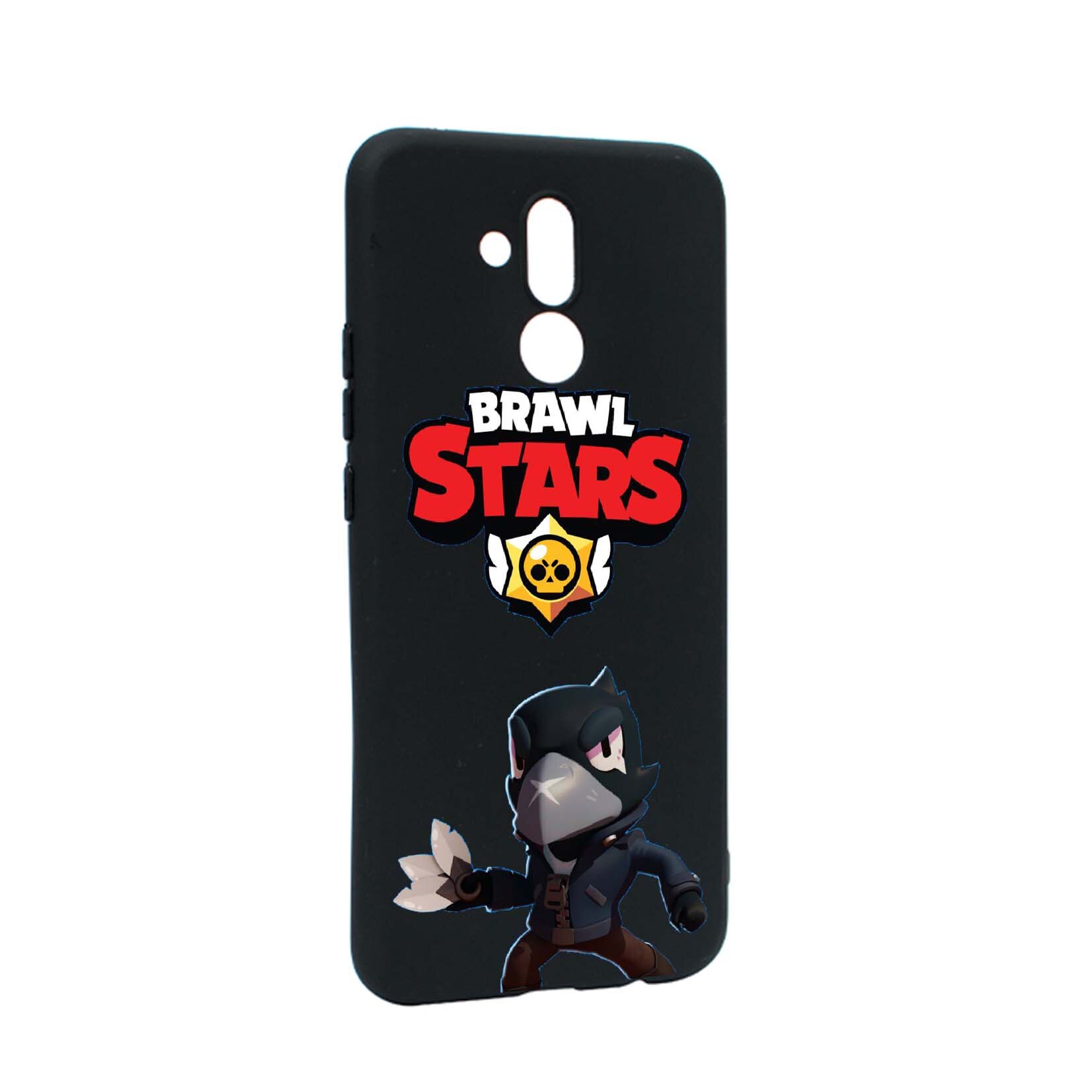 Husa Huawei Mate 20 Lite, Brawl Stars Crow, rezistenta la uzura, anti-alunecare, din silicon Premium, B644