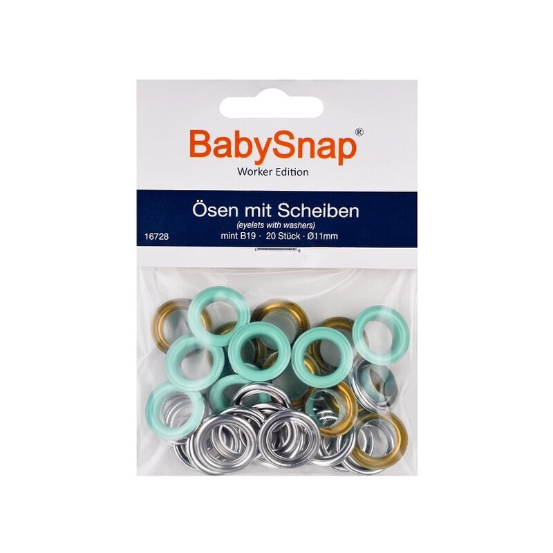 Set ocheti BabySnap 11mm - B19 Turquoise