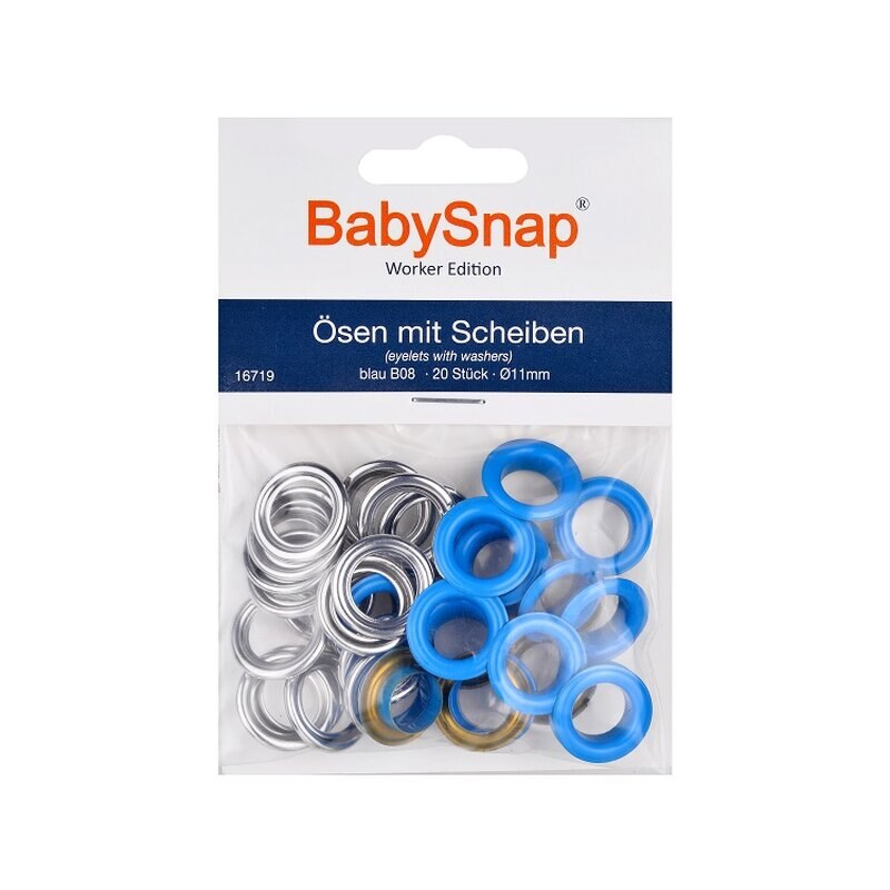 Set ocheti BabySnap 11mm - B08 Albastru