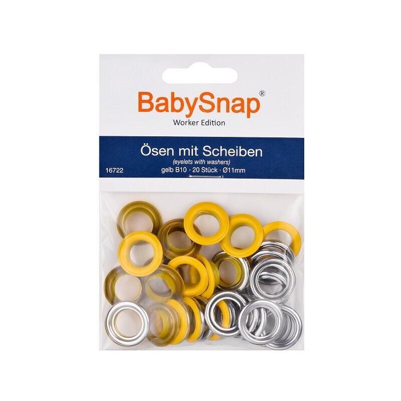 Set ocheti BabySnap 11mm - B10 Galben