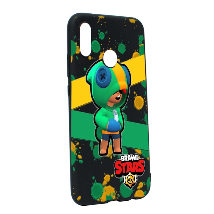 Husa Huawei P20 Lite, Brawl Stars Leon, rezistenta la uzura, anti-alunecare, din silicon Premium, B647