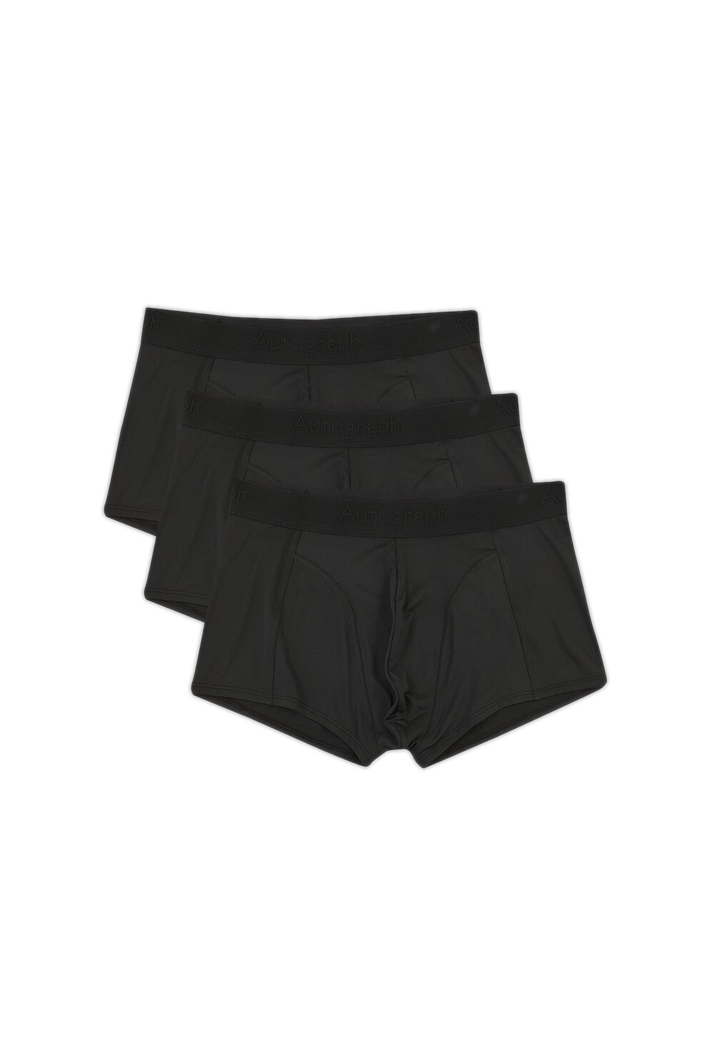 Marks & Spencer, Set de boxeri - 3 perechi, Negru, S