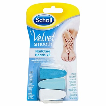 Rezerve sistem electronic Scholl Velvet Smooth Nail Care, 3 buc Rezerve sistem electronic Scholl Velvet Smooth Nail Care, 3 buc