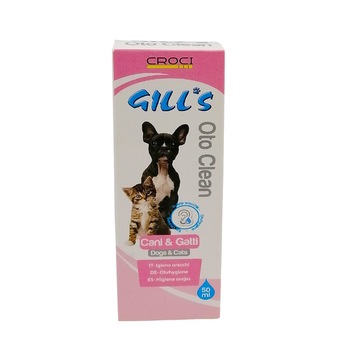 Solutie pentru curatarea urechilor, pentru caini si pisici, Croci, 50 ml, c3052103 Solutie pentru curatarea urechilor, pentru caini si pisici, Croci, 50 ml, c3052103