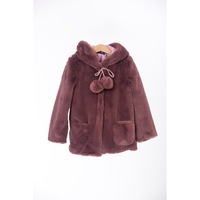 Palton Be You, roz, cu gluga, 9-10 ani